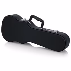 Gator Cases GWE-UKE-SOP, Boîtier rigide, Noir, Contre-plaqué, Polyvinyl chloride (PVC), Noir, Monochromatique, Ukulélé
