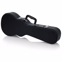 Gator Cases GWE-UKE-CON, Boîtier rigide, Noir, Contre-plaqué, Polyvinyl chloride (PVC), Noir, Monochromatique, Ukulélé
