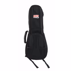Gator Cases GB-4G-UKE SOP, Boîtier rigide, Noir, Nylon, Caoutchouc, Noir, Ukulélé