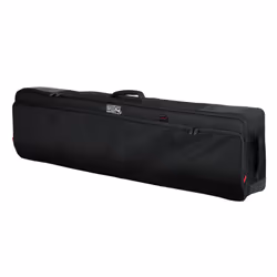 Gator Cases G-PG-76SLIM, Noir, Nylon, Étui pour clavier MIDI, Housse, Fermeture à glissière, Toison