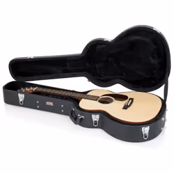 Gator Cases GWE-000AC, Boîtier rigide, Noir, Contre-plaqué, Polyvinyl chloride (PVC), Noir, Acoustique, Acoustique