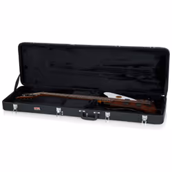 Gator Cases GWE-TBIRD-BASS, Boîtier rigide, Noir, Contre-plaqué, Polyvinyl chloride (PVC), Noir, Monochromatique, Basse
