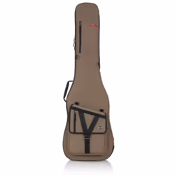 Gator Cases Bass Guitar Bag, Étui souple, Teint, Tissu, 1 pochettes, Rouge, mousse