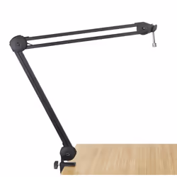 Gator Frameworks GFWMICBCBM2000, Pied de micro de radiodiffusion, Support pour bureau, Noir, 5/8", 0 - 360°, 177 mm