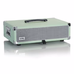 Gator Cases GR-RETRORACK-2SG, Emplacement, Guitar Amp Modelers, Effects and Studio Equipment, Vert, Bois, 355 mm, 539 mm