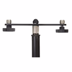 Gator Frameworks GFWMIC1TO2, Pied de micro pour bureau, Support pour bureau, Noir, Aluminium, 5/8", 197 mm