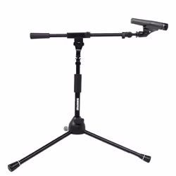 Gator Frameworks SH-TRIPODSTANDLP, Pied de micro au profil bas, Base trépied, Noir, Acier, Acier, 3/8 5/8"