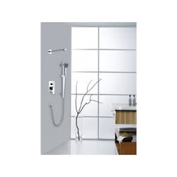 Colonne de douche pluie thermostatique encastrée acier inox avec pommeau - XX1520C - Bernstein