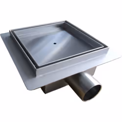 Caniveau de douche en acier inoxydable S8 - prêt à carreler Design substil de la douche de plain-pied Caniveau d'évacuation B ...