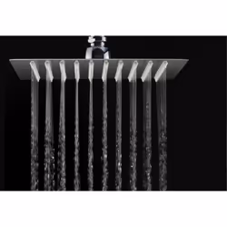 Pommeau de douche effet pluie DPG2023 - extra plat - 20 x 20 cm - chromé La pomme de douche est en acier inoxydable 304 , et ...
