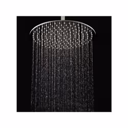 Pommeau de douche effet pluie DPG2025 - extra plat - 20cm - rond-chromé La pomme de douche est en acier inoxydable 304 , et a ...