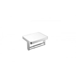 Porte papier toilette haut-de-gamme en laiton chromé sdltph - Série linear - Bernstein