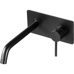 BERNSTEIN - Robinet mitigeur mural à encaster XX0539B avec corps d'encastrement noir mat