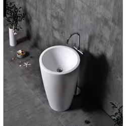 Description générale Embellissez votre salle de bain avec le lavabo à poser TWZ16 en fonte minérale Solid Stone. Ce lavabo co ...