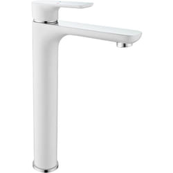 Robinet de lavabo de haute qualité Robinet de salle de bains 4025CW en blanc/chrome brillant - Bernstein