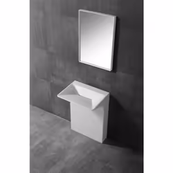 Lavabo colonne totem TWZ29 de BERNSTEIN en pierre solide Le lavabo sur pied grand design TWZ29 sera un enrichissement pour vo ...