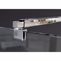 Barre de stabilisation BERNSTEIN en acier inoxydable pour paroi de douche Convient à nos parois de douche EX101 & EX105. Barr ...