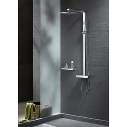 BERNSTEIN - Colonne de douche thermostatique acier inox sans tête de douche - 112,5x50cm - NT6705C Sans pommeau de douche