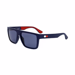 Lunettes de Soleil Tommy Hilfiger TH 1605/S 56/16/140 IPQ MATTE BLUE BLUE POLYAMIDE MAN TOH SUN TH 1605/S IPQ 56 16 140
