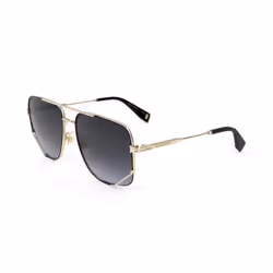 Lunettes de soleil - Marc Jacobs - MJ 1048/S RHL - Noir et doré - Métal - Chic