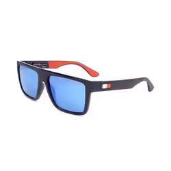 Tommy Hilfiger Lunettes de soleil TH 1605-S PJP ZS Matte Blue Blue Mirror
