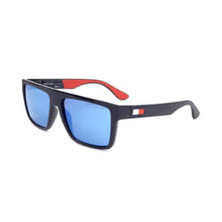 Tommy Hilfiger Lunettes de soleil TH 1605-S PJP ZS Matte Blue Blue Mirror