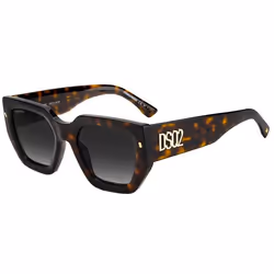 Lunettes de Soleil Dsquared2 D2 0031/S 53/21/145 HAVANA/GREY SHADED acétate unisexe D2 0031/S