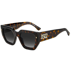 Lunettes de Soleil Dsquared2 D2 0031/S 53/21/145 HAVANA/GREY SHADED acétate unisexe D2 0031/S