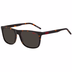 Lunettes de soleil Hugo by Hugo Boss HG 1194-S 086 IR Havanna Gris Marron - Homme - Classique - Plastique
