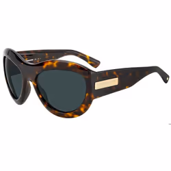 Lunettes de Soleil Dsquared2 D2 0072/S 59/19/135 HAVANA/BLUE GREY acétate homme D2 0072/S