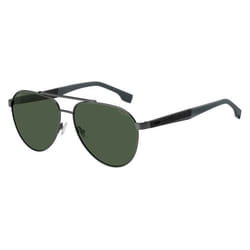 Lunettes de Soleil Boss BOSS 1485/S 60/15/145 MATTE RUTHENIUM GREEN/GREY acier homme BOSS 1485/S