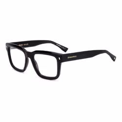 Lunettes de Vue DSQUARED2 D2 0090 51/19/145 807 BLACK ACETATE FRAMES MAN DSQUARED2 D2 0090 BLACK Optical frames 51