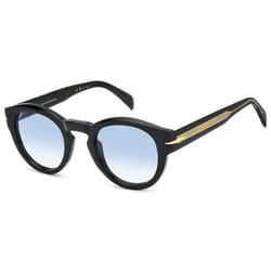 Lunettes de Soleil David Beckham DB 7110/S 49/25/145 BLACK GOLD/BLUE SHADED acétate homme DB 7110/S
