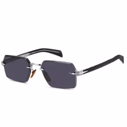 Lunettes de soleil - David Beckham - DB 7109/S - Ruthenium Black - Aviator - Homme