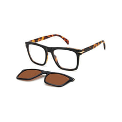 Lunettes de Soleil David Beckham DB 7000/CS 53/19/145 BLACK HAVANA  BLACK/BROWN CLIP-ON acétate homme DB 7000/CS