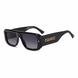 Lunettes de Soleil DSQUARED2 D2 0107/S 54/17/145 807 BLACK ACETATE FRAMES MAN DSQUARED2 D2 0107/S BLACK Sunglass frames