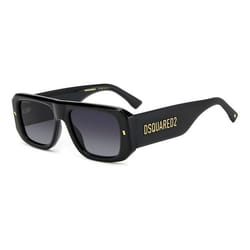 Lunettes de Soleil DSQUARED2 D2 0107/S 54/17/145 807 BLACK ACETATE FRAMES MAN DSQUARED2 D2 0107/S BLACK Sunglass frames