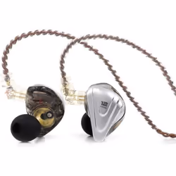 Écouteurs HiFi Hybrides - Linsoul - KZ ZSX - 6 Pilotes - Câble Détachable - Anti-bruit