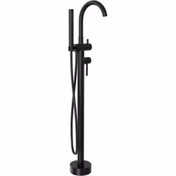 Description générale Le robinet mitigeur sur colonne pour baignoire îlot 8028B de BERNSTEIN allie un design luxueux et une fo ...