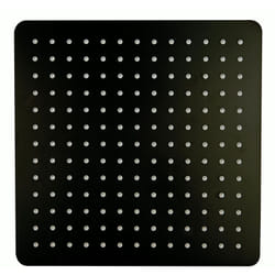 Tête de douche carrée, extra-plate en acier inoxydable DPG2005 - 30x30cm - noir - Bernstein