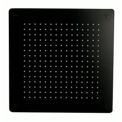 Tête de douche carrée, extra-plate en acier inoxydable DPG5005 - 50x50cm - noir - Bernstein