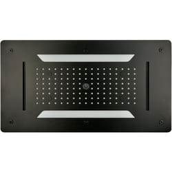 Douche de tête encastrable au plafond xxl- DPG5030 - 70 x 38 cm - noir - Bernstein