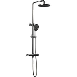 Système de douche combiné thermostatique 8821 avec tête de douche, flexible et douchette à main