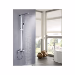 Combiné de douche thermostatique 8821C BASIC - choix de douche de tête carrée Le mélangeur thermostatique, avec sa cartouche ...