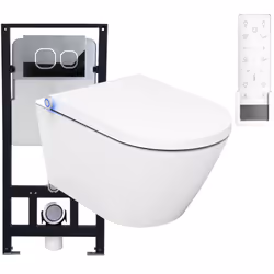 WC lavant BERNSTEIN DUSCH-WC PRO+ 1102 blanc - Technologie et élégance pour votre bien-être Le WC lavant de BERNSTEIN Pro+ vo ...