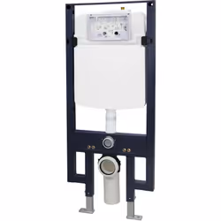 UNIVERSEL : Ce kit d'installation pour toilettes suspendus de haute qualité permet d'installer sur mur porteur ou non-porteur ...
