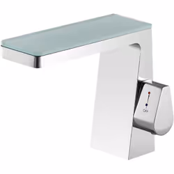 Robinet mitigeur NT7320 avec dessus de bec en verre Cet élégant robinet mitigeur pour lavabo ou vasque NT7320 à levier unique ...