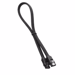 Cablemod CM-CAB-SATA-N60KK-R, 0,6 m, SATA III, Femelle/Femelle, Noir, Droit, Droit