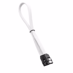 Cablemod CM-CAB-SATA-N60KW-R, 0,6 m, SATA III, Femelle/Femelle, Blanc, Droit, Droit