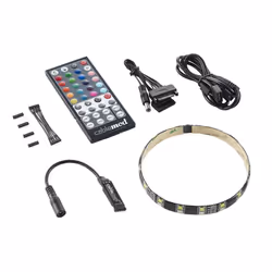 Cablemod CM-LED-30-D30RGBW-RK, Ruban lumineux universel, Intérieure, Ambiance, Noir, Bleu, Vert, Rouge, Blanc, LED